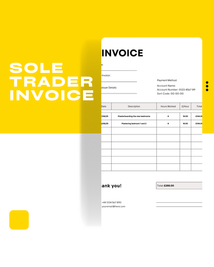 BuildFlow Sole Trader Invoice No.2
